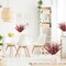 36 Pcs Dark Red Eucalyptus Stems Artificial Leaves Faux Eucalyptus Stems Branches 15 inch for Wedding Bouquet Home Decor
